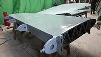 Painting completeted on the tail wing. 