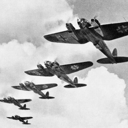 More incoming Heinkel He III's.