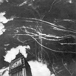 Dogfight over Big Ben.