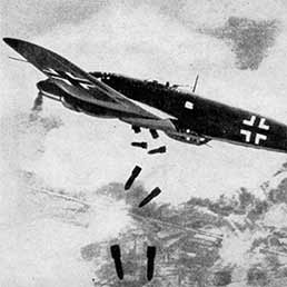 Heinkel 111 - bombs away!