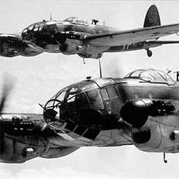 Heinkel He III Luftwaffe bombers.